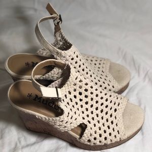 Open toe wedges. Never worn.